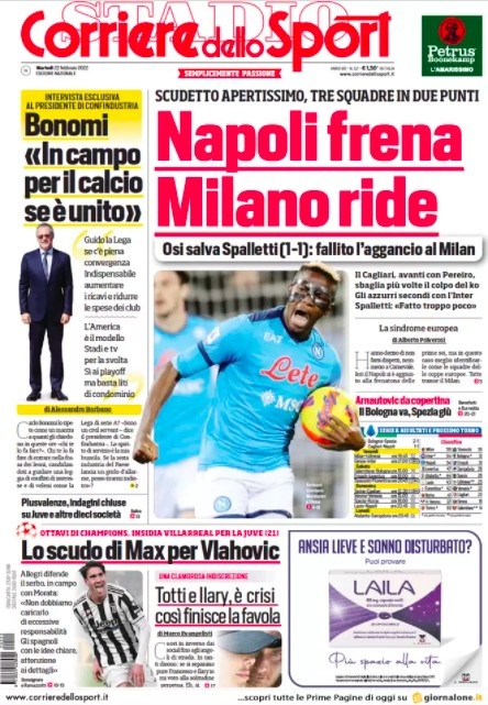 包含智利强势那不勒斯，弗拉霍维奇爆发神勇的词条